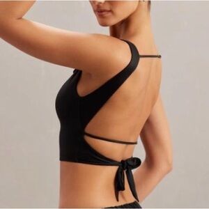 Oh Polly Off-Shoulder Open Back Crop Top